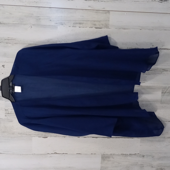 Slinky Brand Tops - 1214 Slinky Brand Open Front Cardigan Blouse